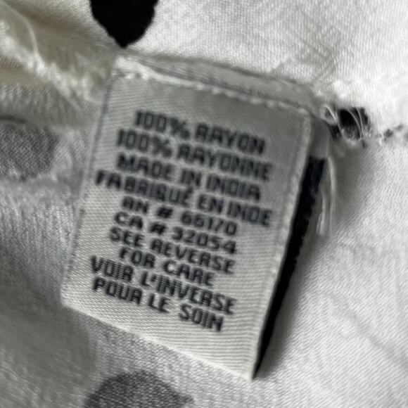 Anthropologie Ranna Gill Francois Blouse Black White Polka Dot Small Coquette - Picture 11 of 11